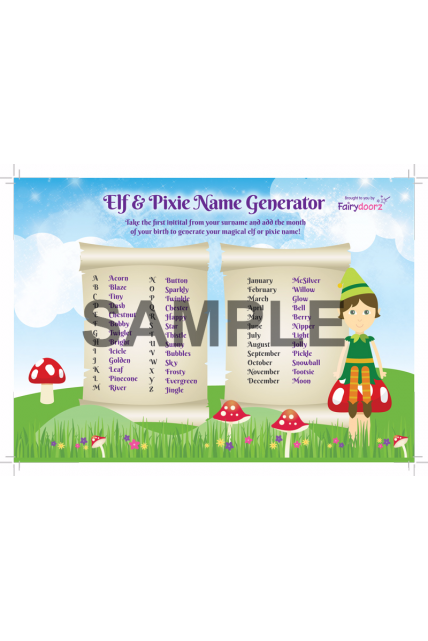 FREE Elf or Pixie Name Generator for your Fairydoorz